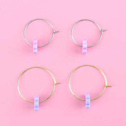 Dreamhouse Flower Power Hoop Earring Set