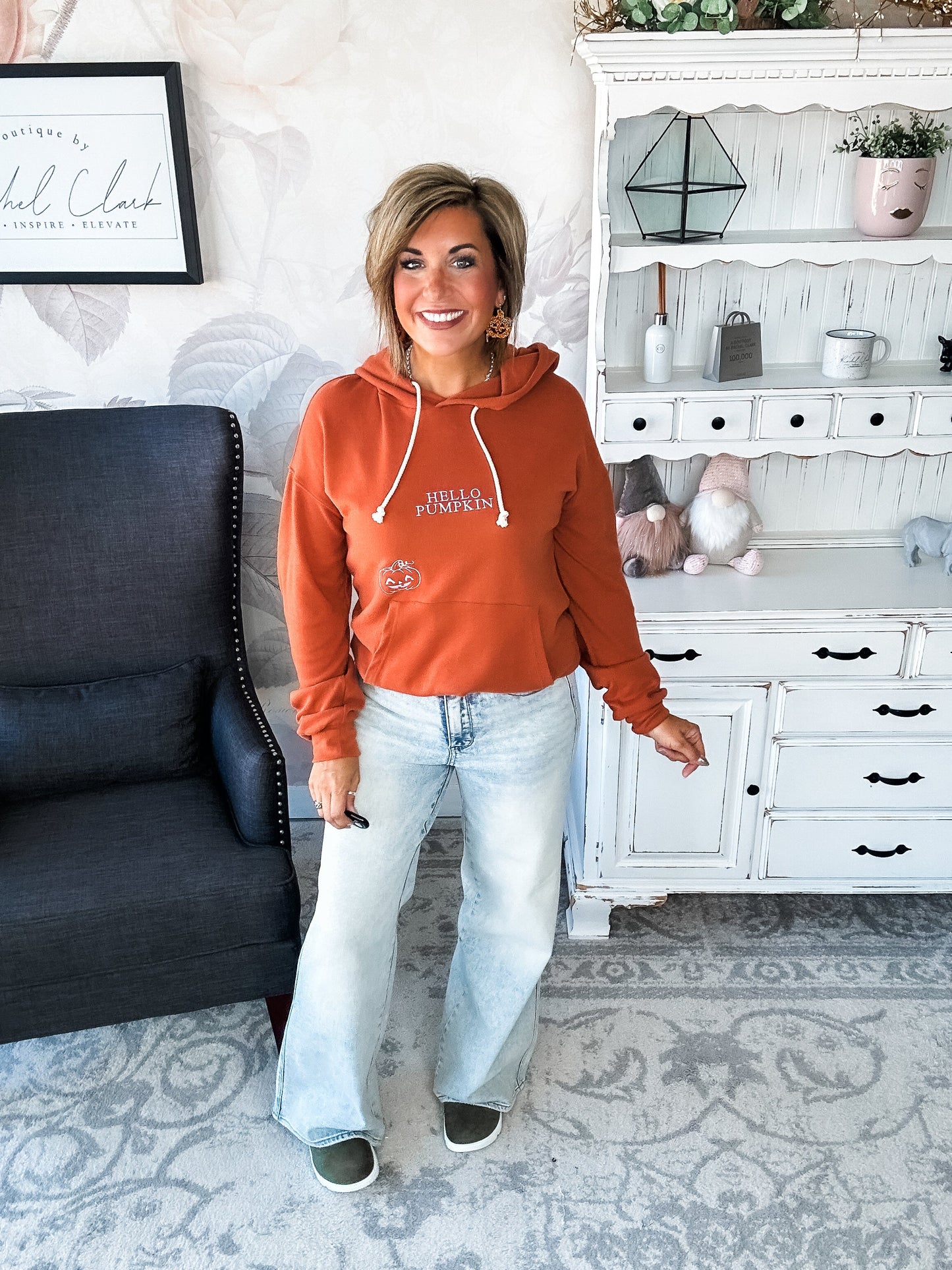 Ampersand Avenue University Hoodie - Hello Pumpkin