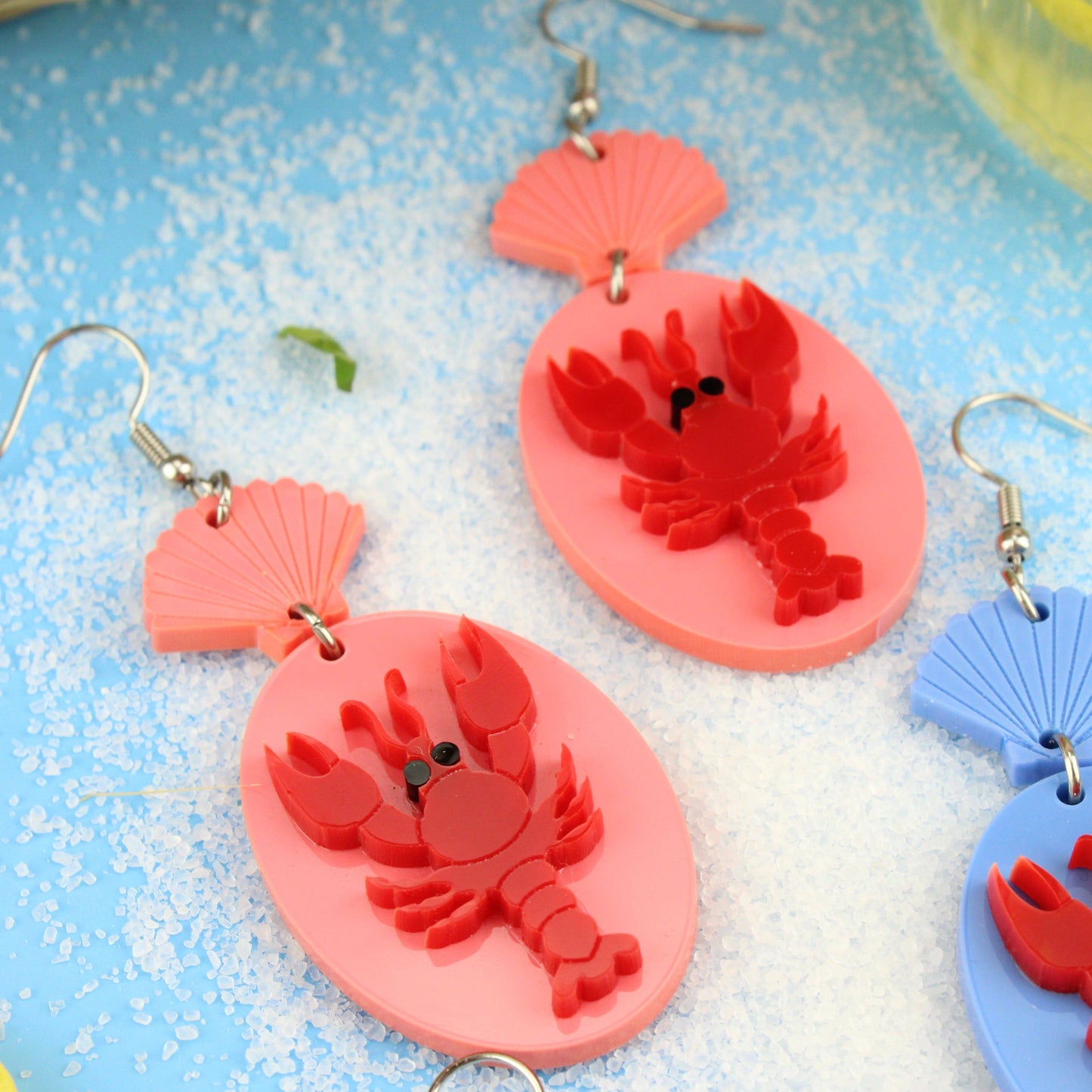 Earrings For A Sushi Restaurant (Pink)