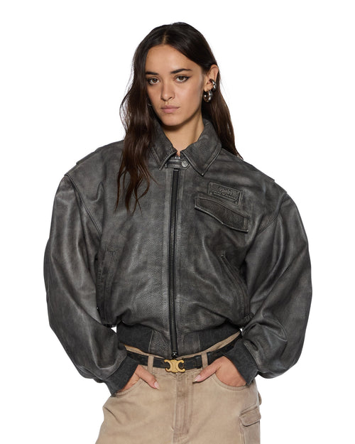 HIGHWAY BOMBER VINTAGE BLACK