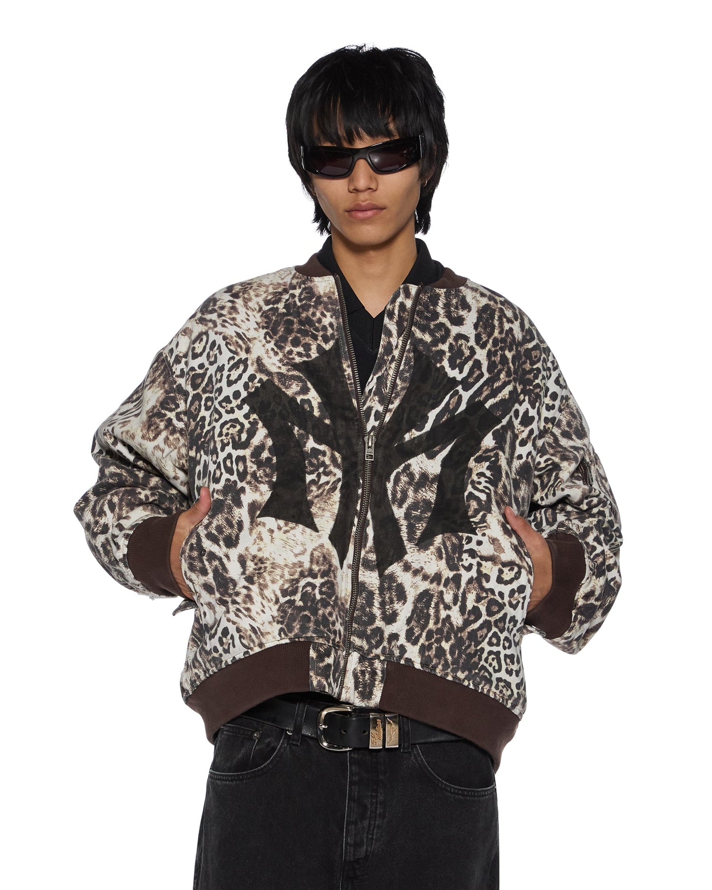 MOWALOLA BOMBER CHEETAH TRASHED