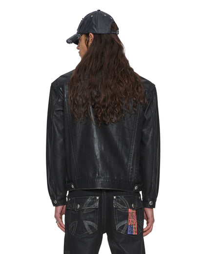 KSUBI X ALICE HOLLYWOOD OH G JACKET BLACK WAX