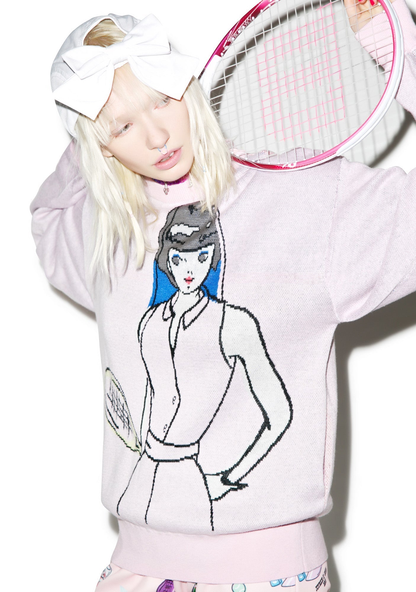 40Love Knit Crew - Light Pink