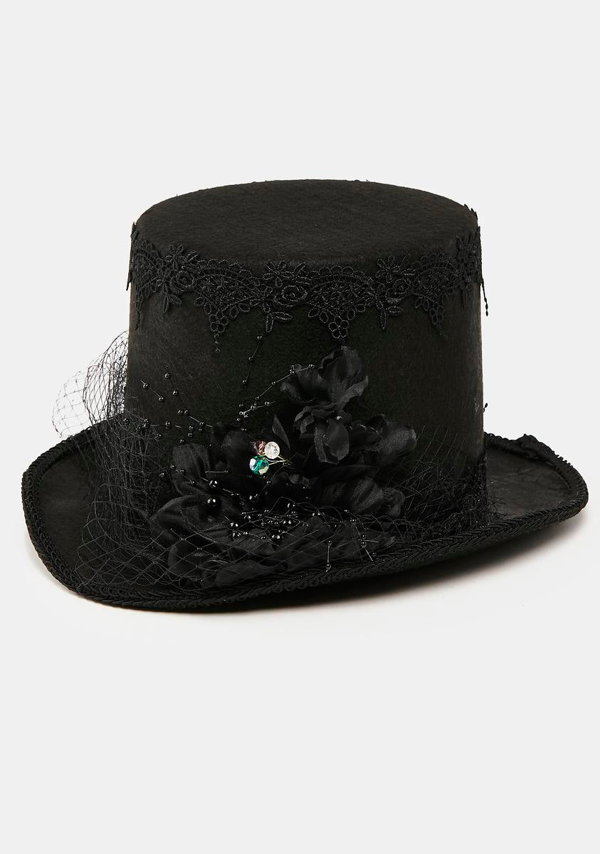 Abandoned Carnival Gothic Top Hat