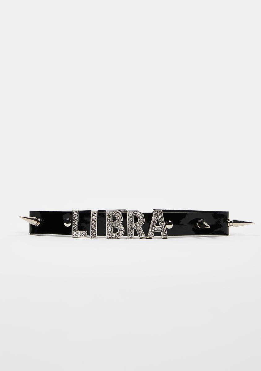 All About Libra Spiked Choker