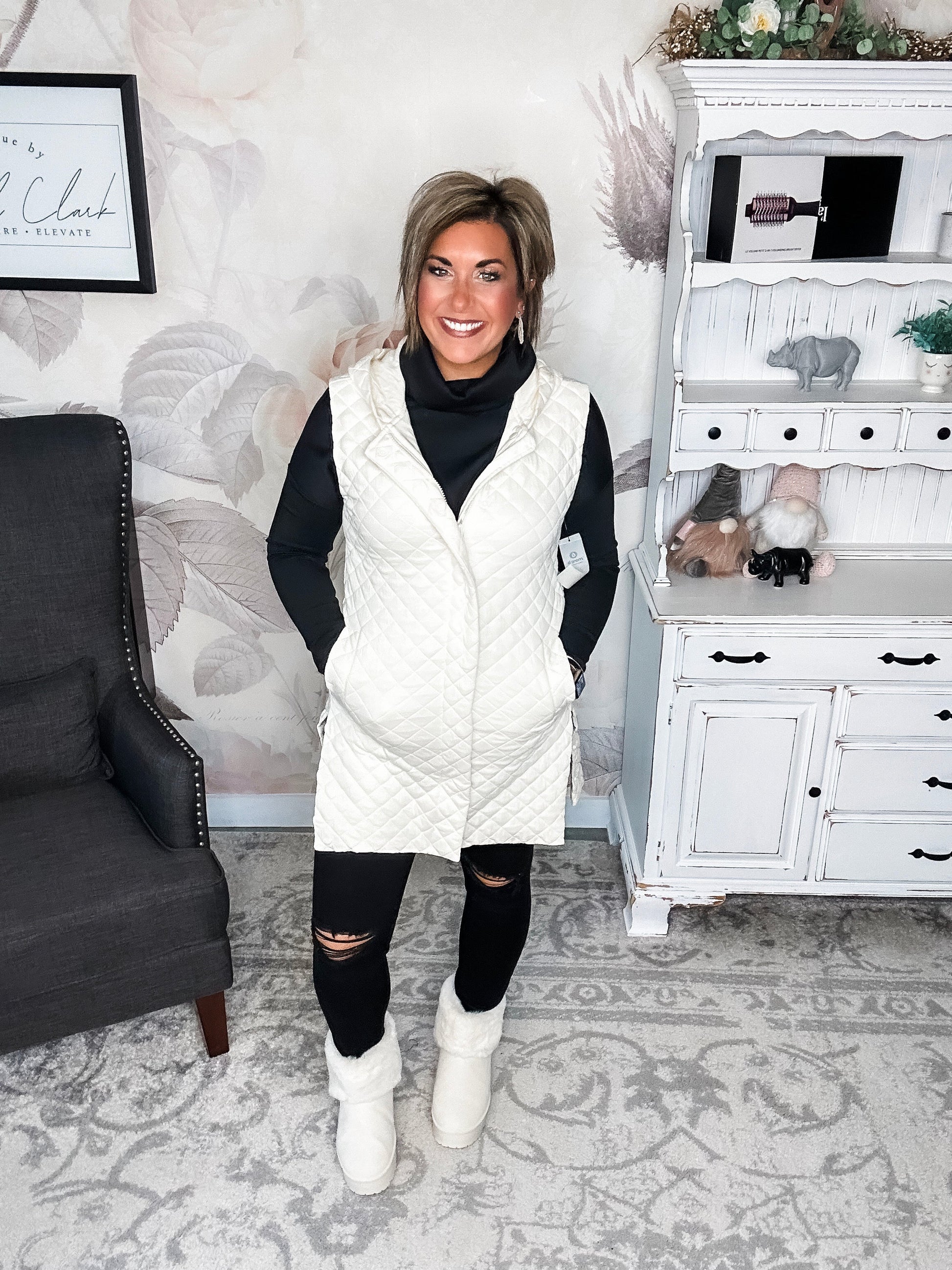 Gonna Move On Quilted Vest