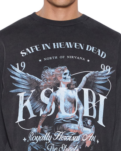 SPIRIT EKCESS LS TEE ACID BLACK