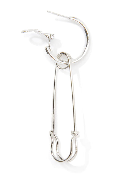 Against The Grain Safety Pin Earrings