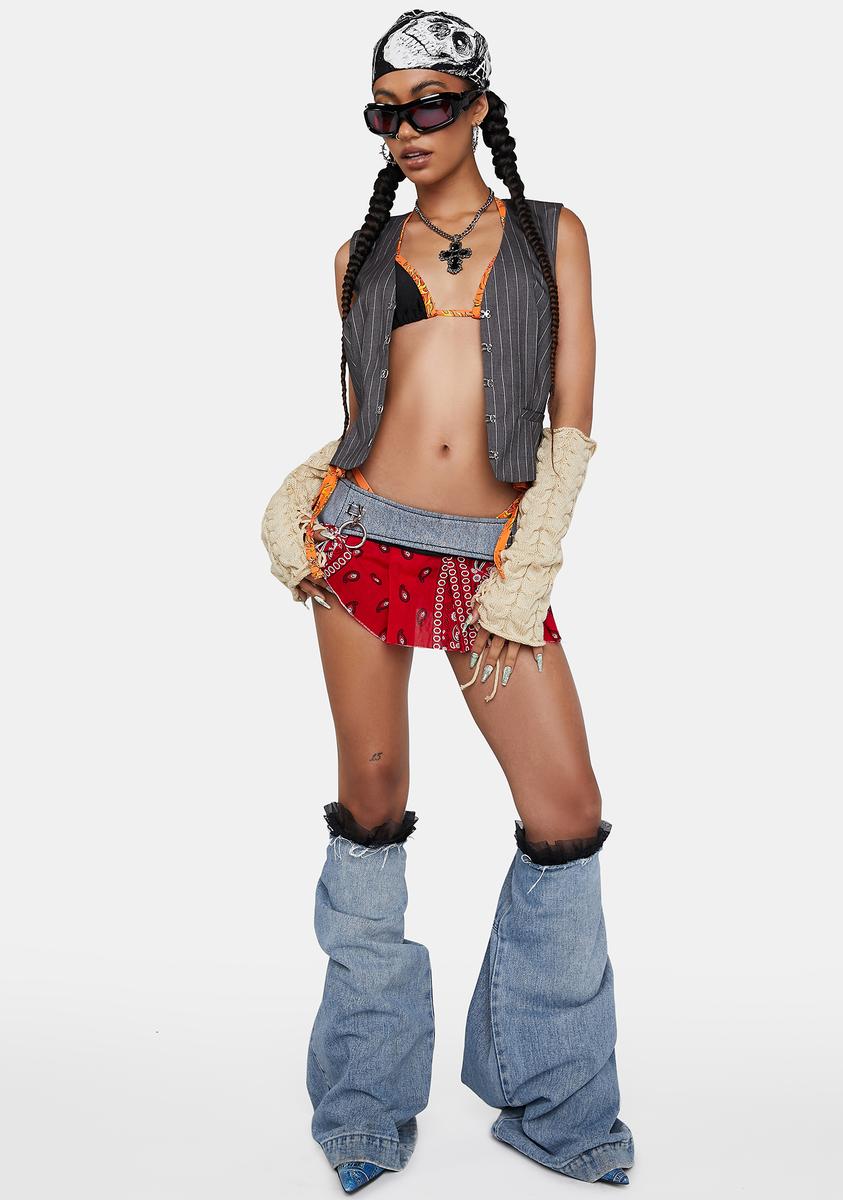 All Bossed Up Crop Vest