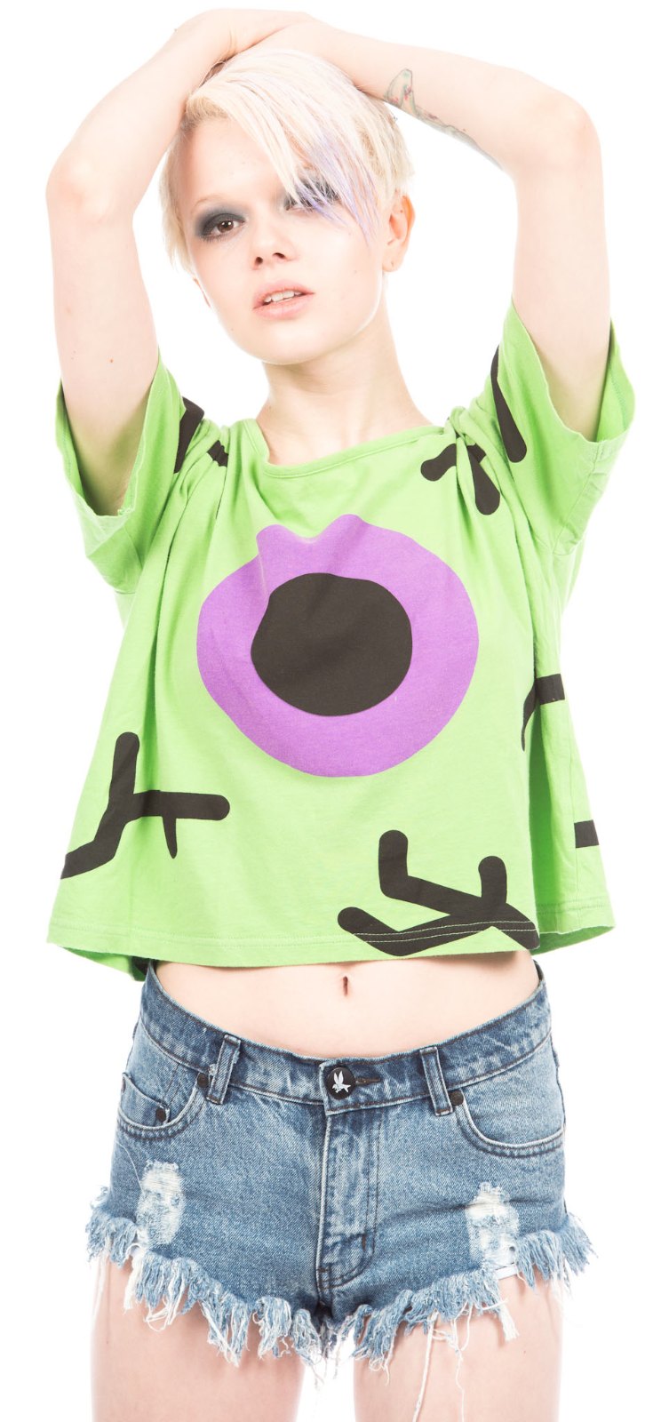 Alien Eye Crop Tee