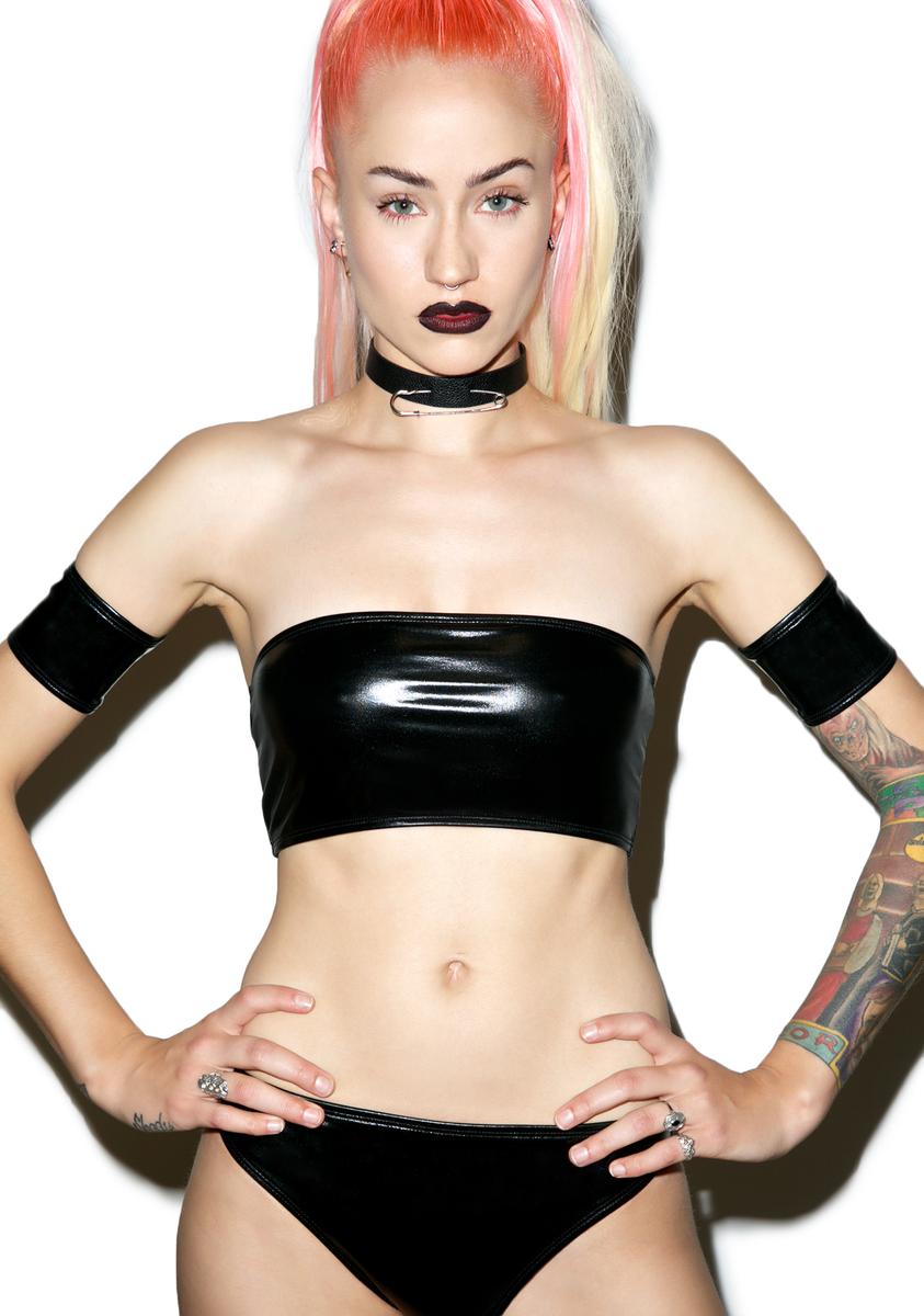 Alaska Bandeau Latex Bikini Top