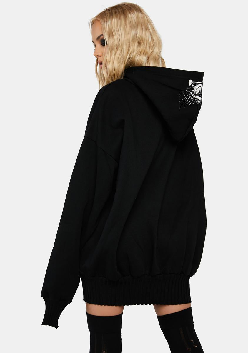 All Seeing Spirit Oversized Pullover Hoodie