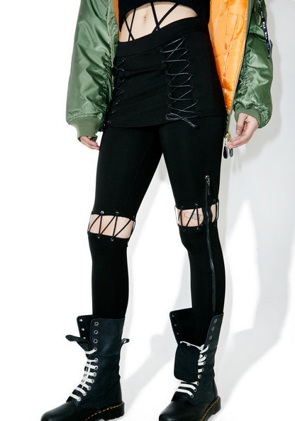 A Different Story Lace-Up Pants