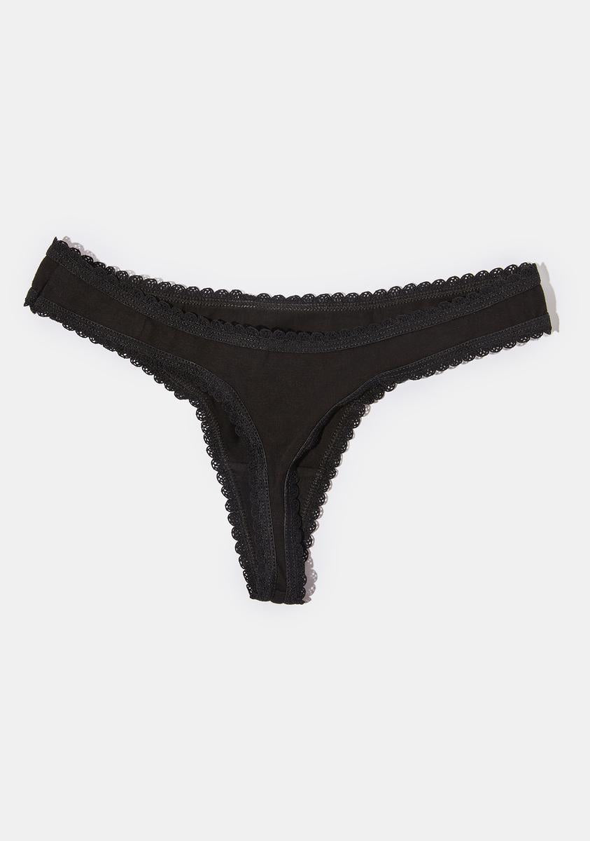 Alien 420 Rhinestone Thong