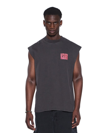 PANTHERA CUT OFF BIGGIE TEE ASH