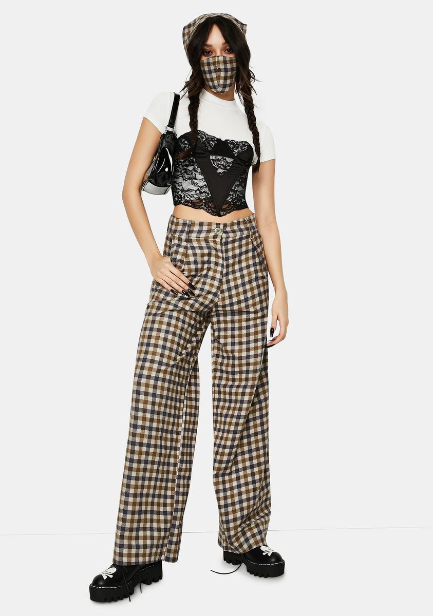 40's Check Yeva Trousers