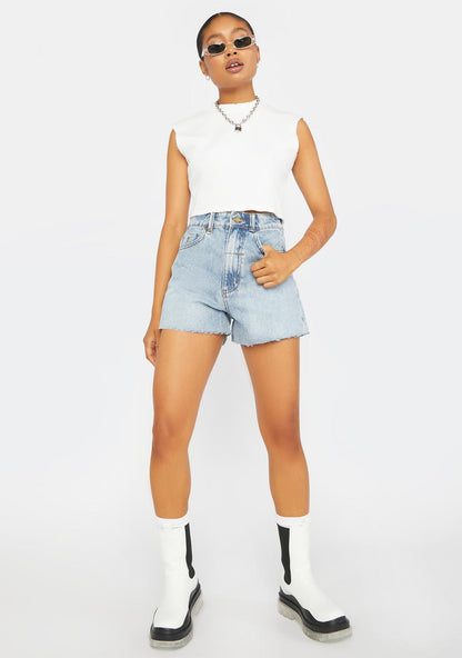 Aged Blue Erica Shorts