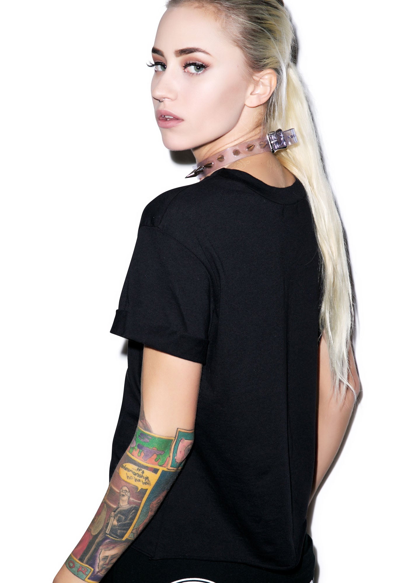 Aint No Wifi Crop Tee