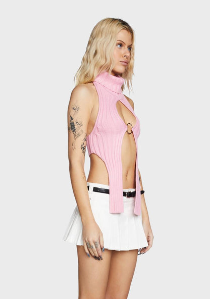 Albani Knit Top - Pink