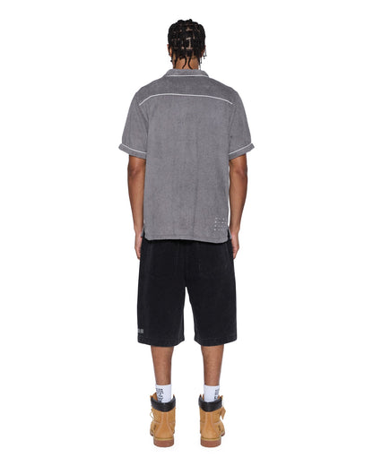 LOUNGE SS RESORT SHIRT CHARCOAL