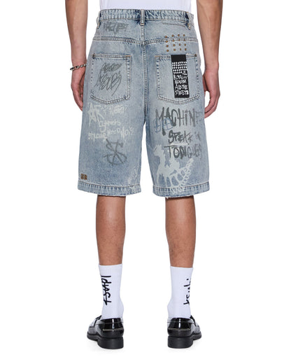 MAXX SHORT ROGUE BLUE GRAFFITI