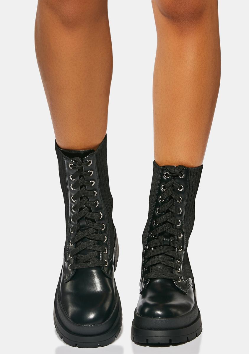 All My Senses Lace Up Boots