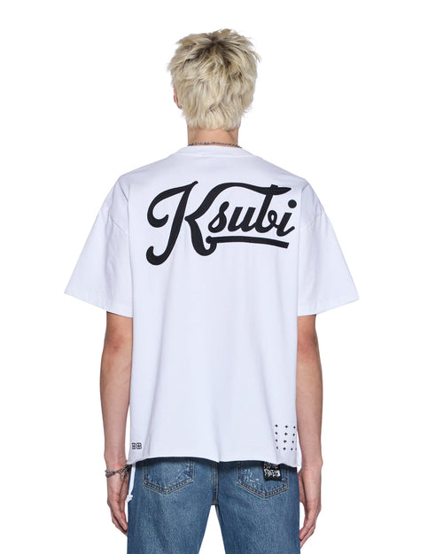 OUTFIELD EKCESS SS TEE WHITE