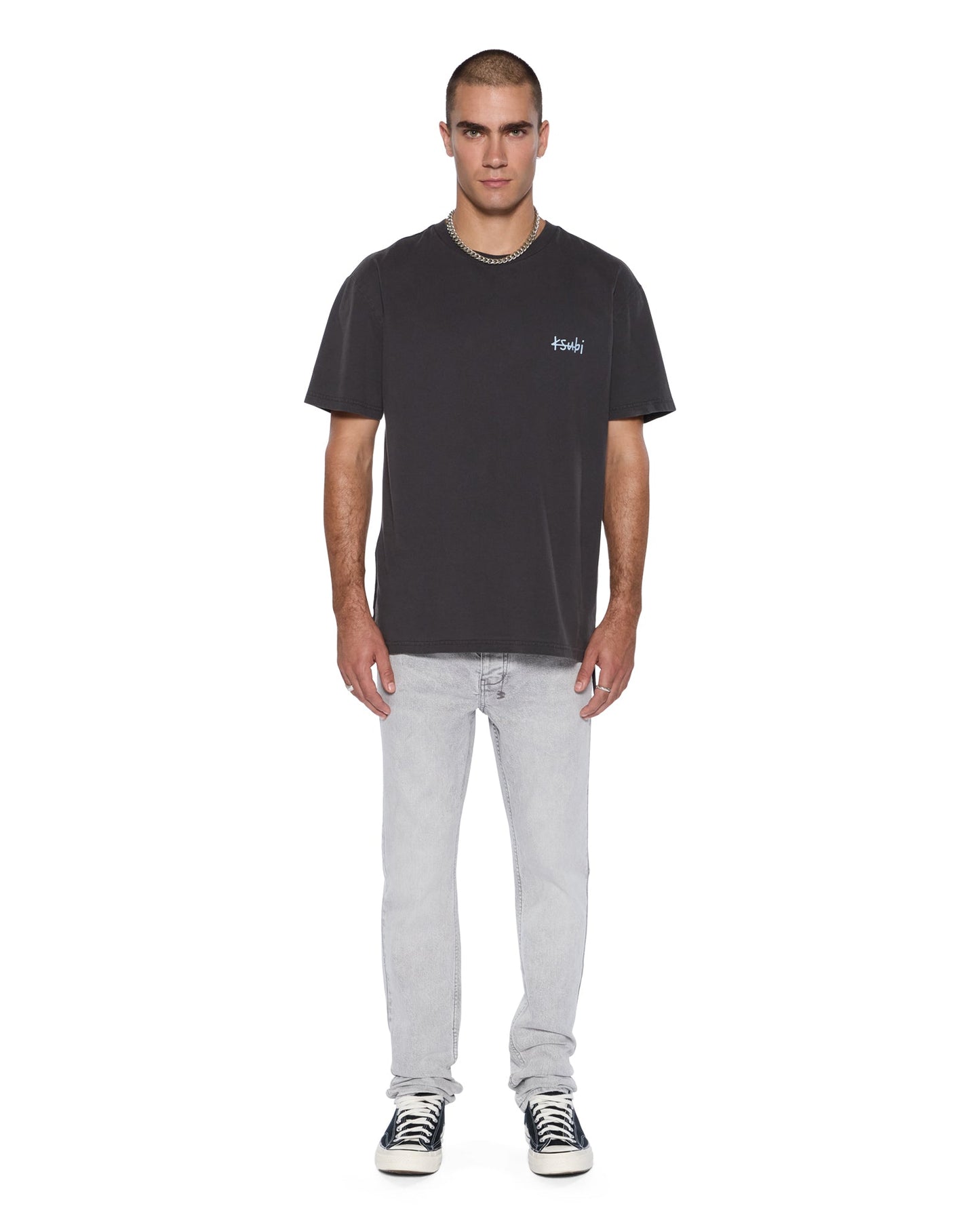 ALLDAY BIGGIE SS TEE FADED BLACK