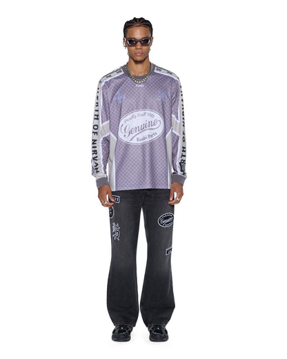 GARAGE LS MOTO JERSEY MOSS BLACK