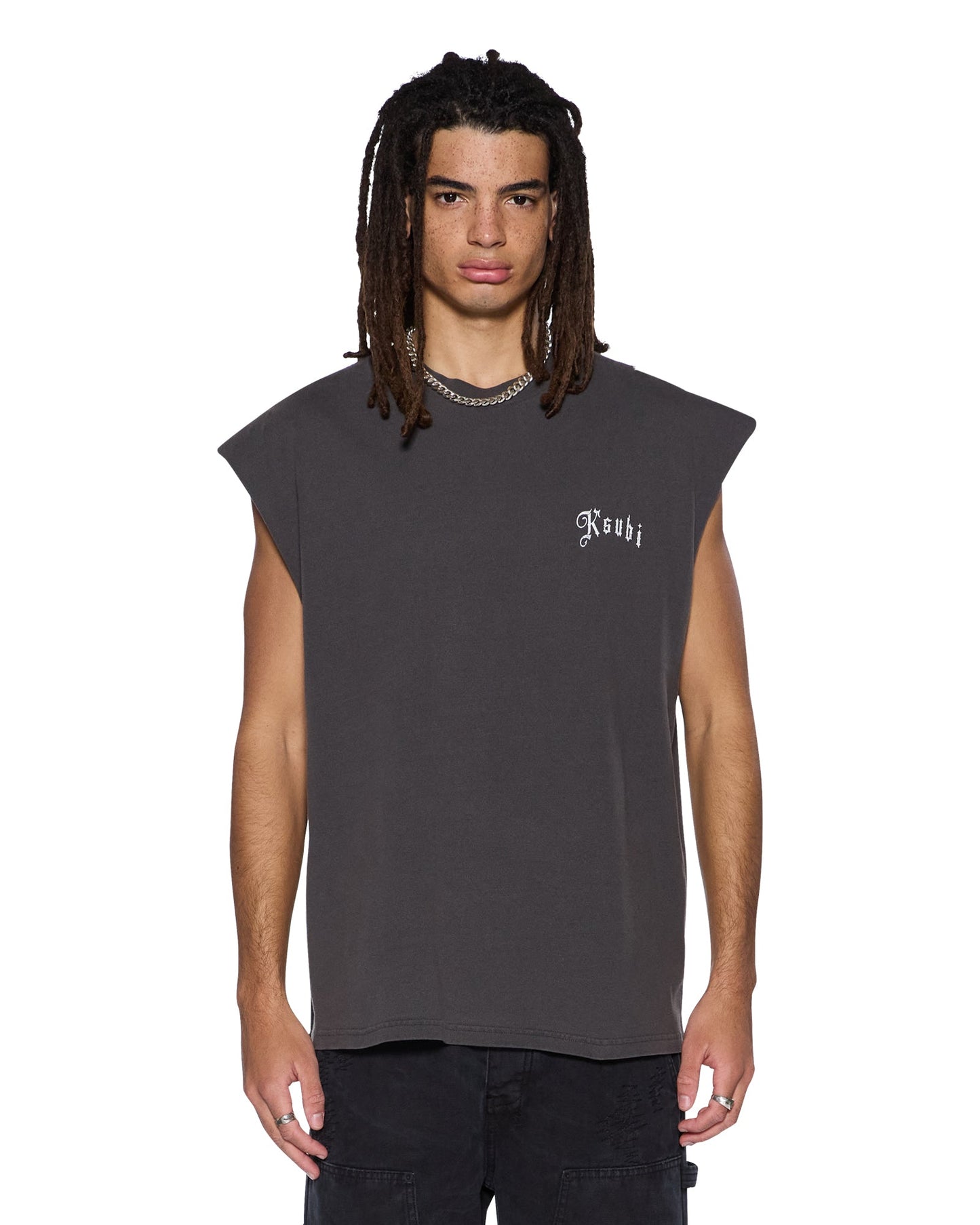 TRUCKSTOP EKCESS CUTOFF FADED BLACK