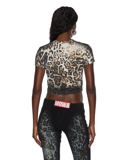 MOWALOLA BABY TEE CHEETAH