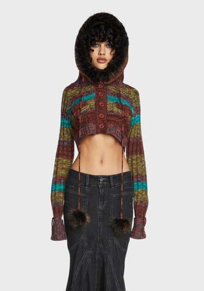 A Creature's Comforts Hooded Cardigan