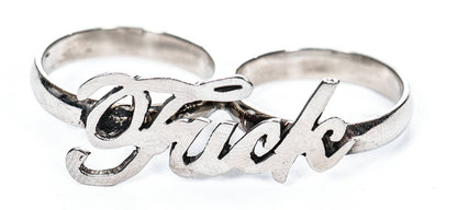 "Fuck" Silver Ring