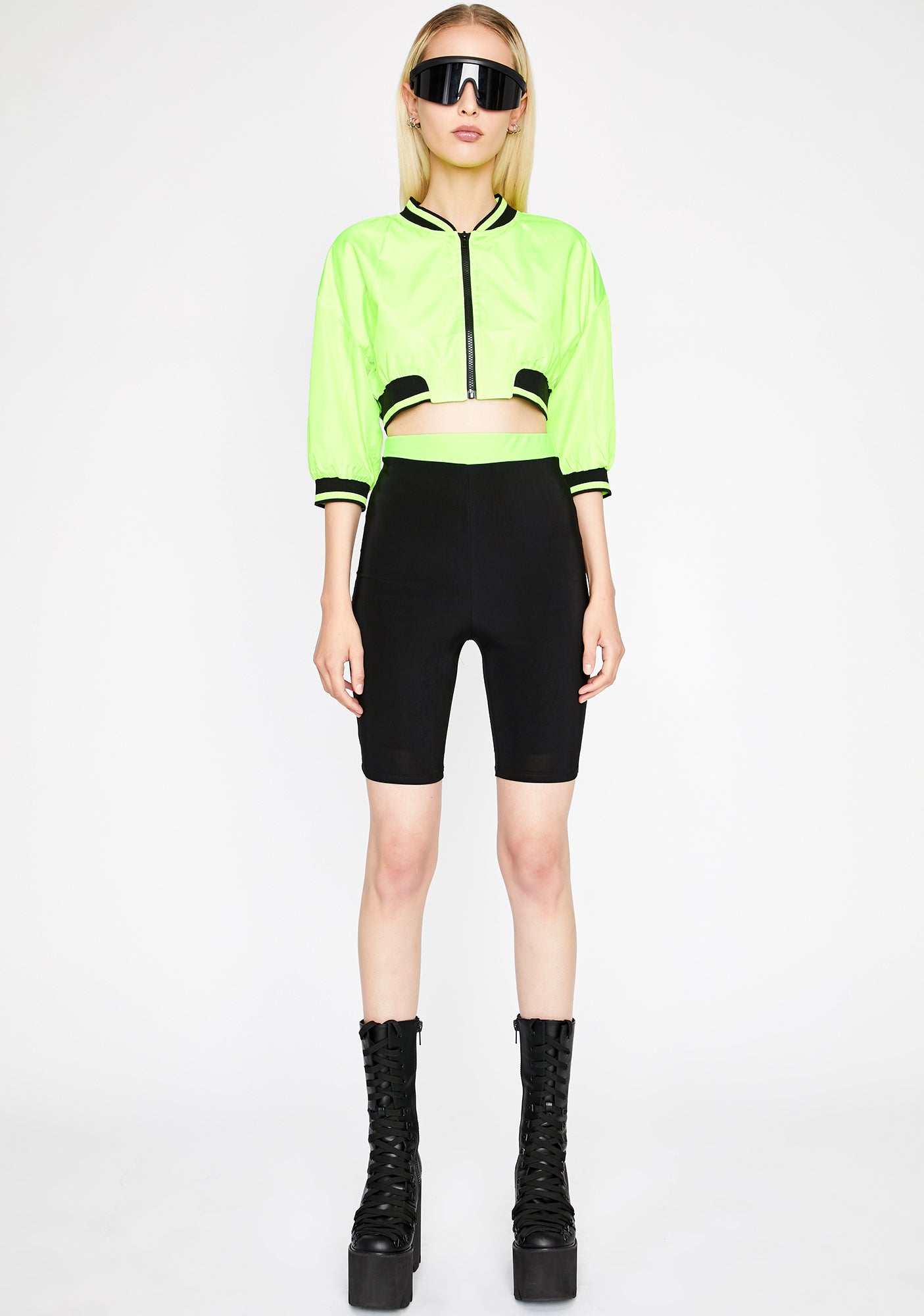 Acid Shut Up N' Drive Cropped Jacket