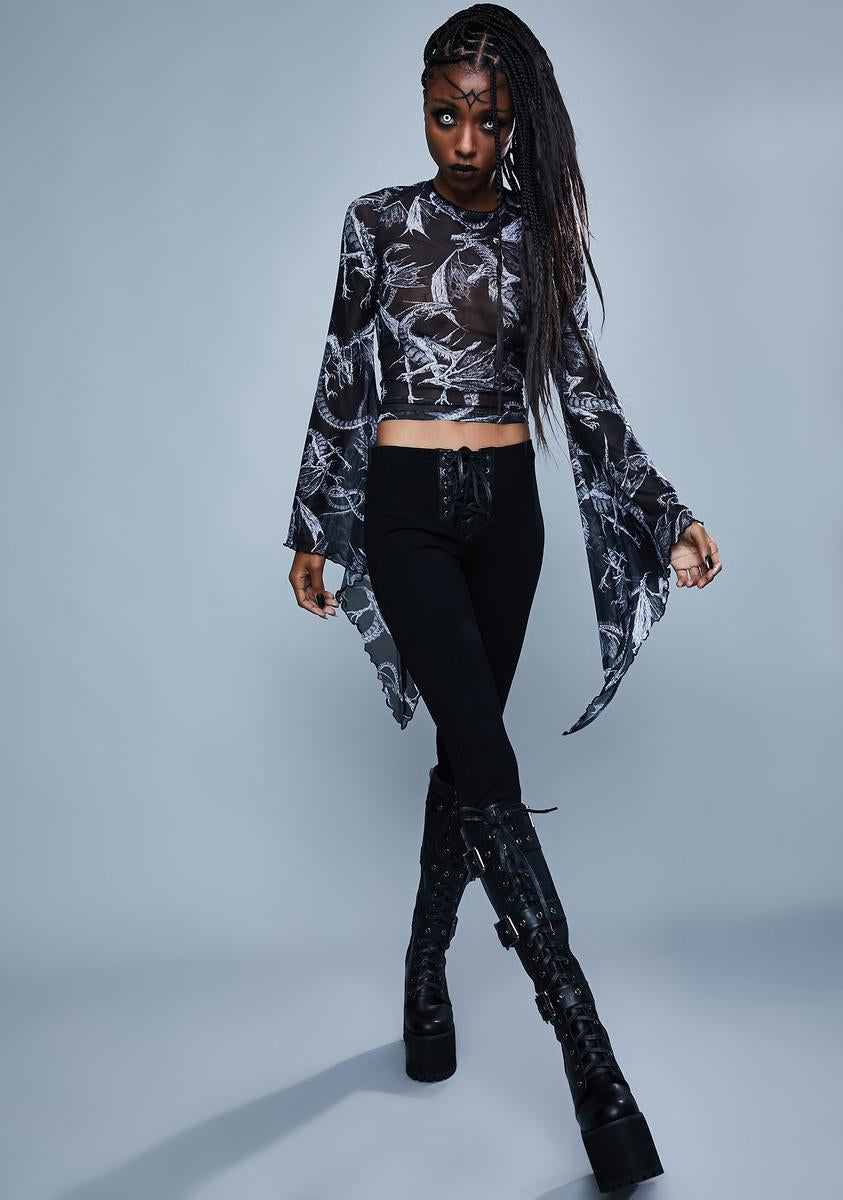 A Certain Doom Mesh Top