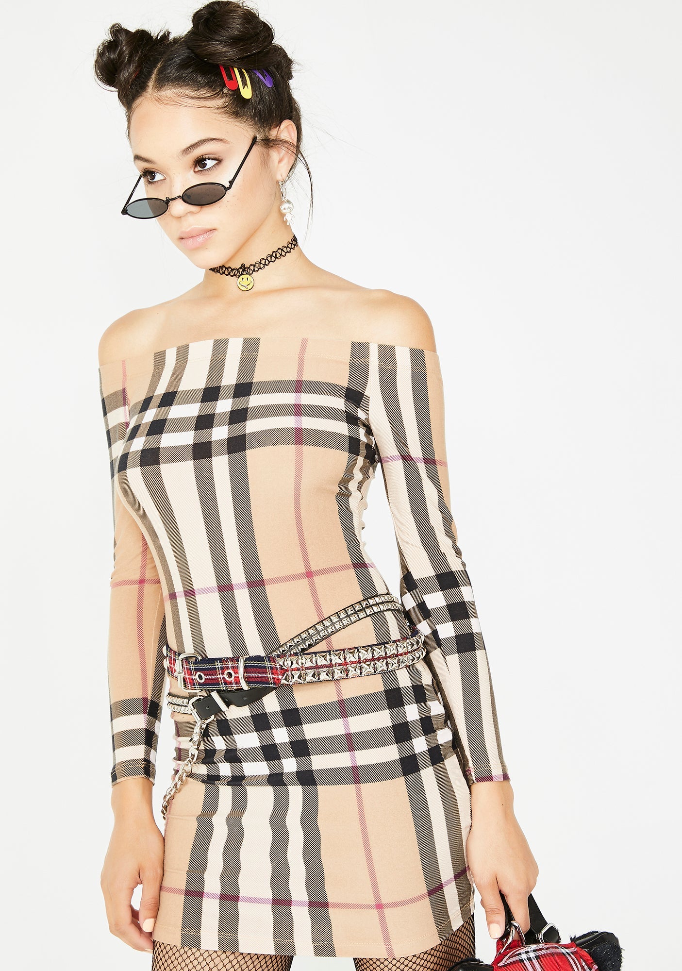 All You Need Plaid Dress