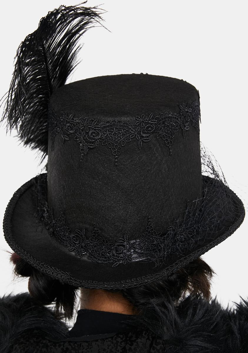 Abandoned Carnival Gothic Top Hat