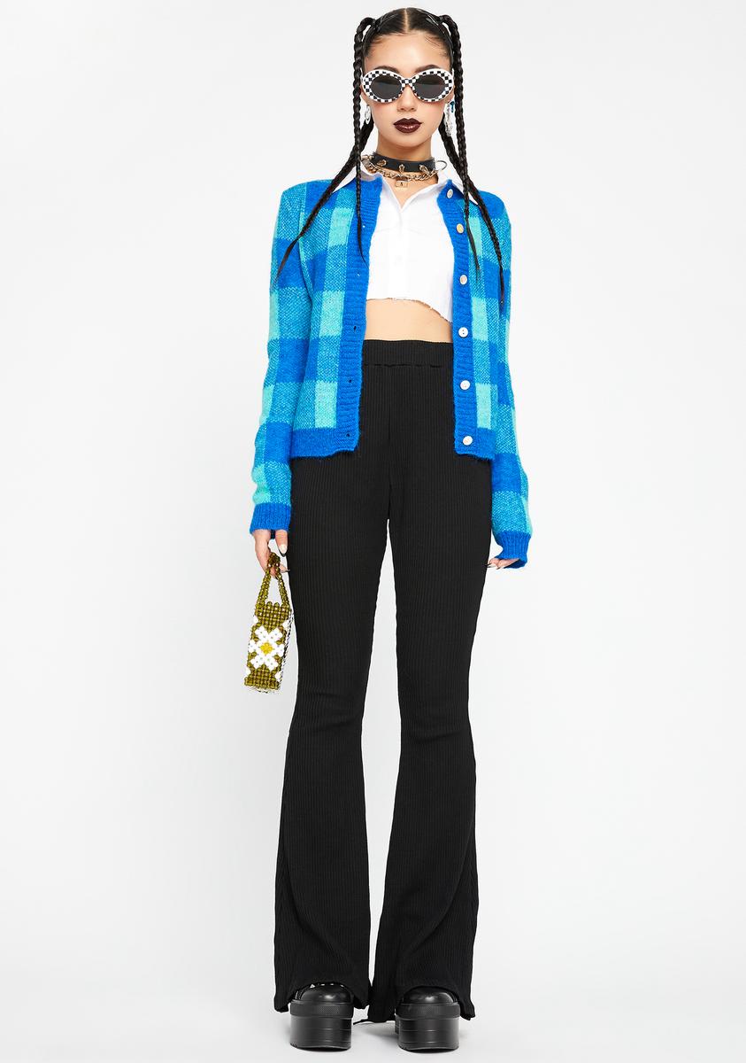 All The Way Up Gingham Cardigan