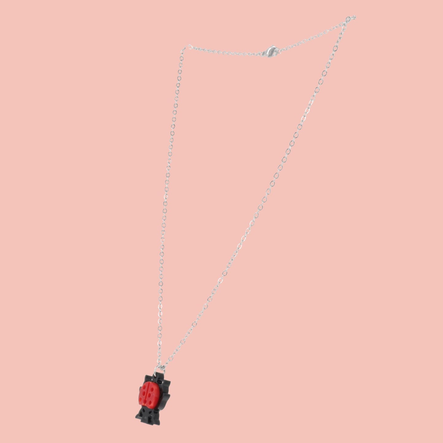 Dotty For You Ladybird Necklace - Bright Red
