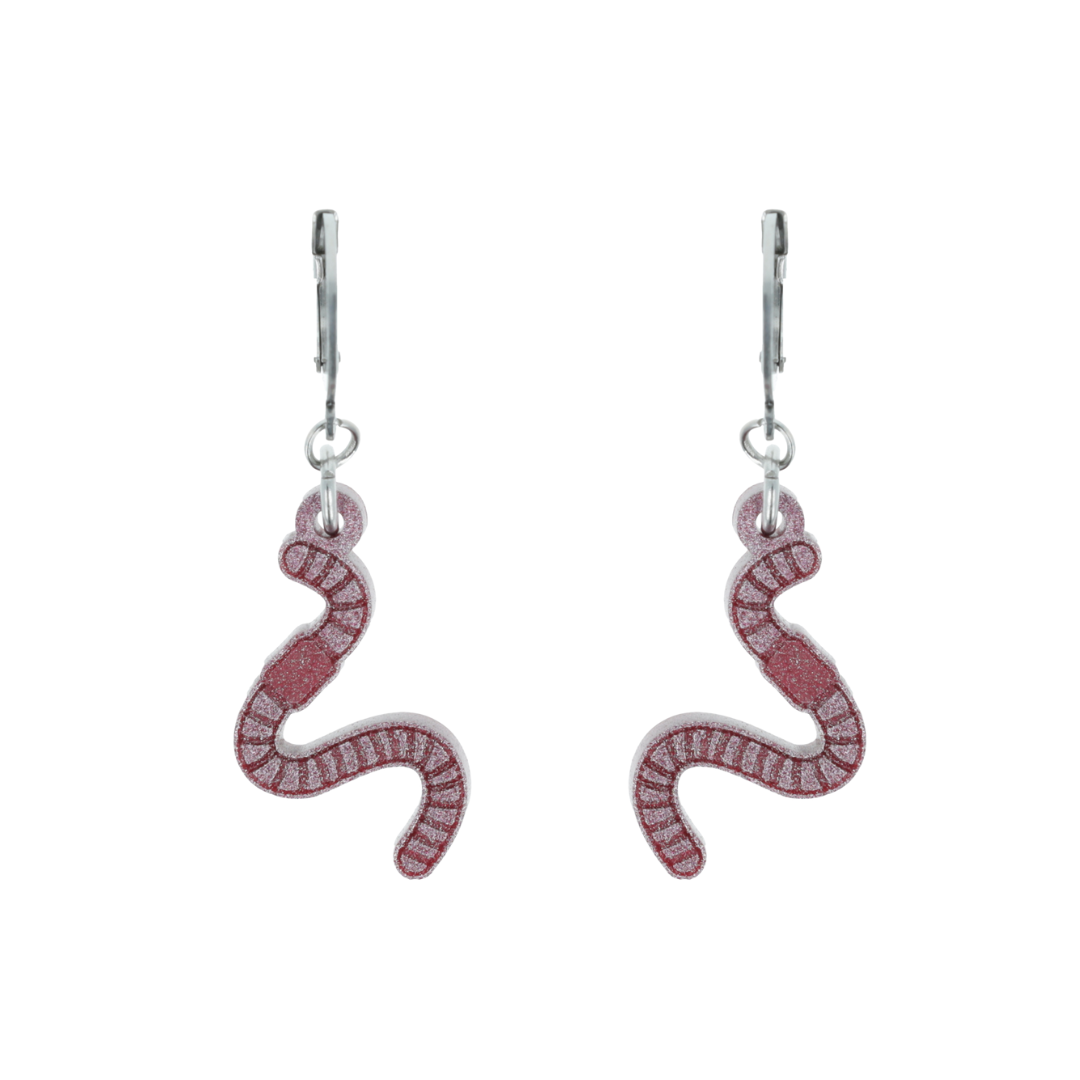 Do The Worm Huggie Hoop Earrings