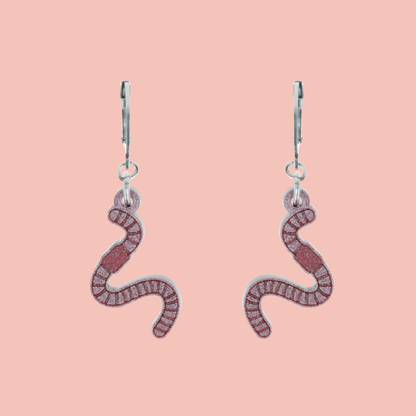 Do The Worm Huggie Hoop Earrings