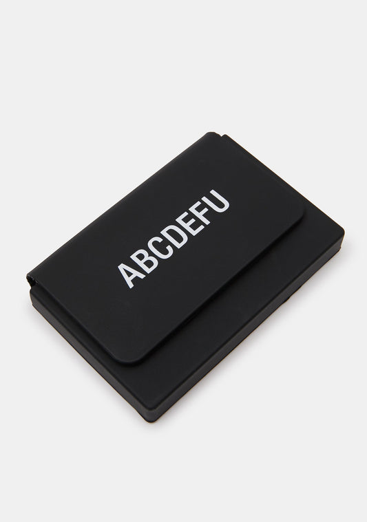 ABC Silicone Card Case