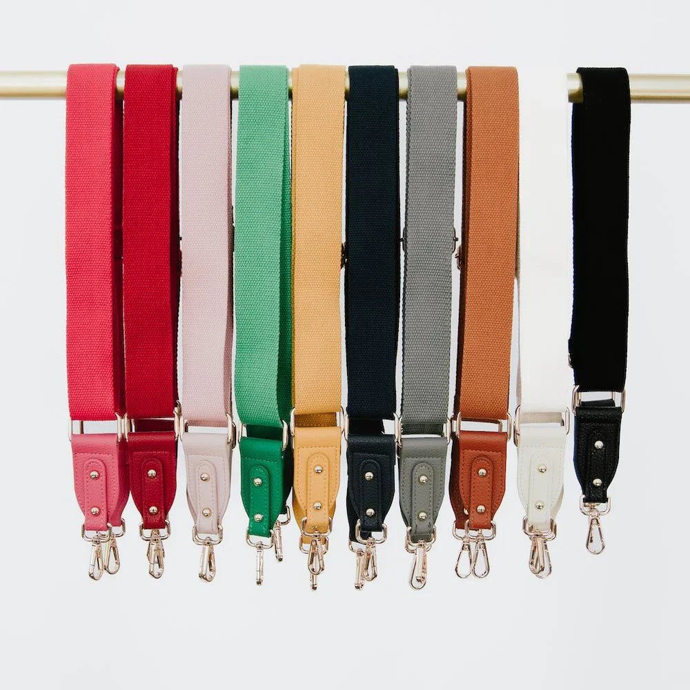 Callie Canvas Adjustable Strap - Fuchsia