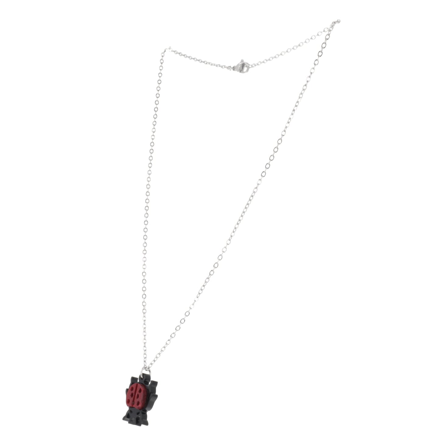 Dotty For You Ladybird Necklace - Shimmer Red