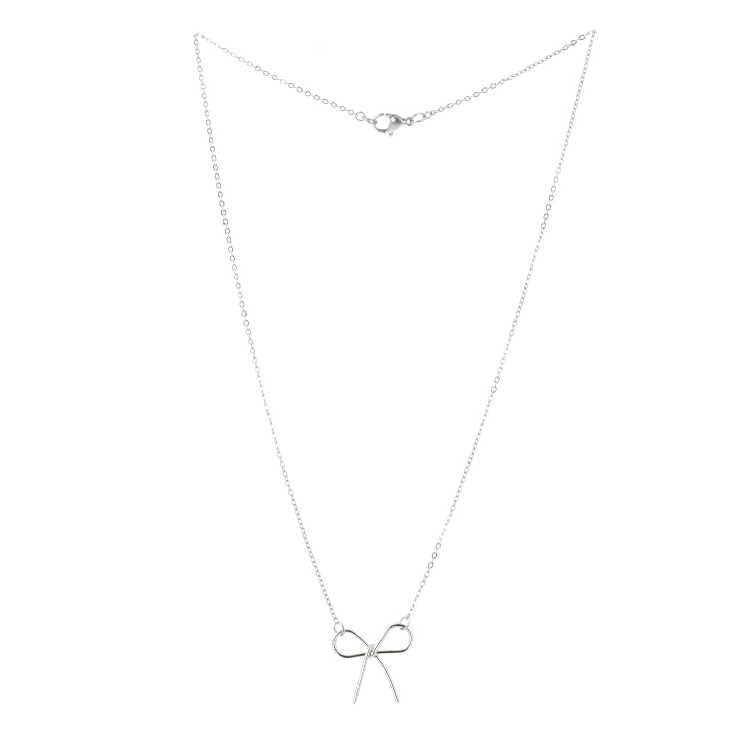 Delicate Bow Necklace