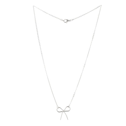 Delicate Bow Necklace