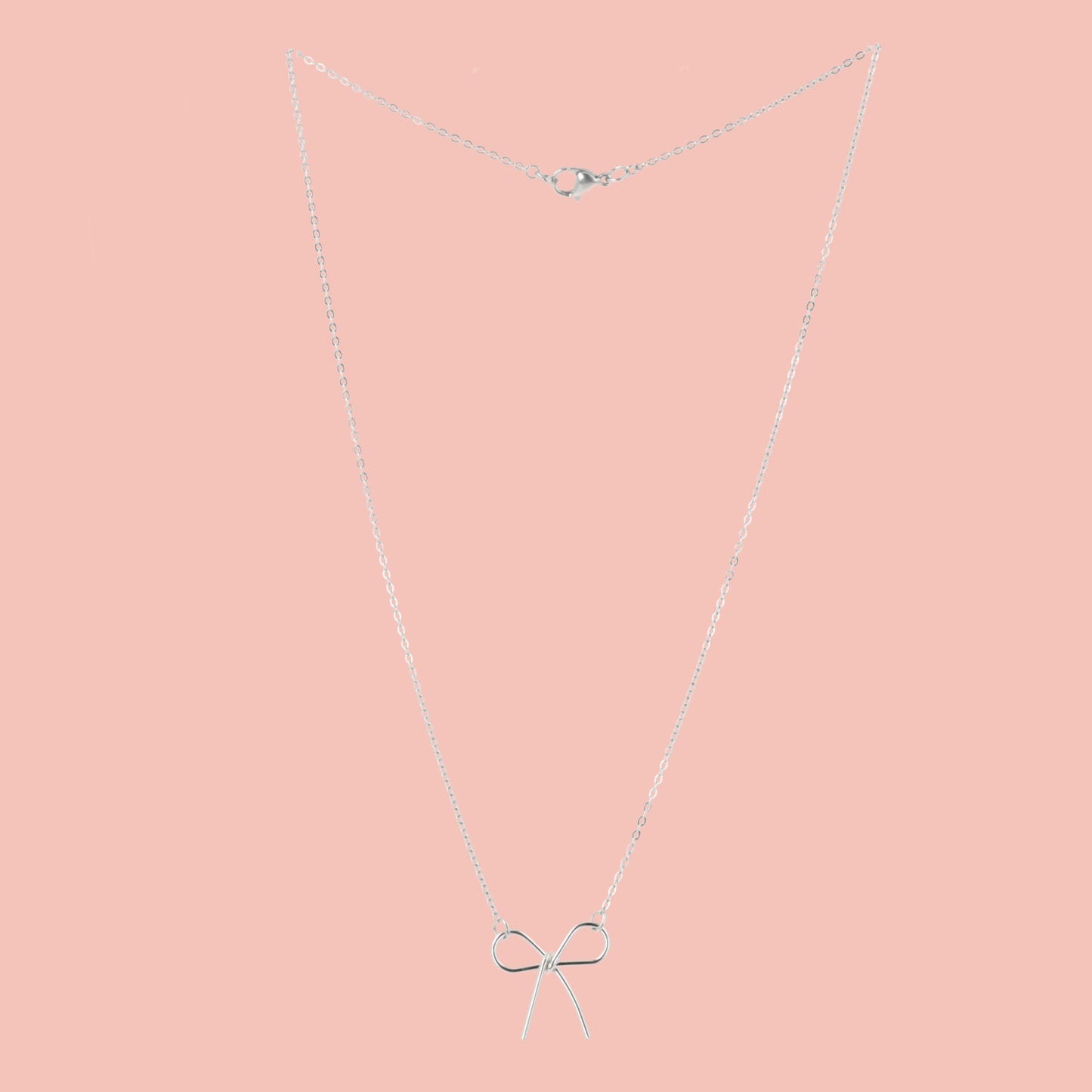 Delicate Bow Necklace