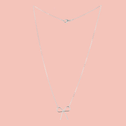 Delicate Bow Necklace