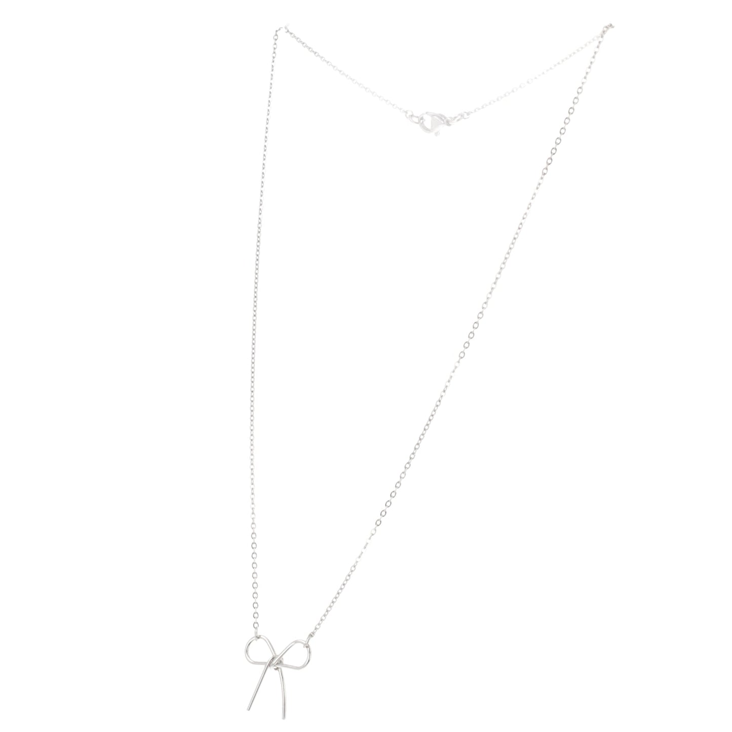 Delicate Bow Necklace