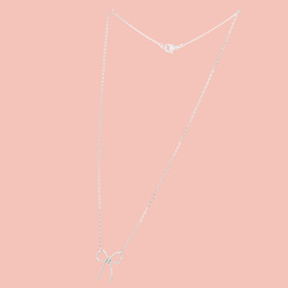 Delicate Bow Necklace